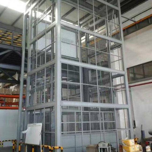 临颍导轨式升降平台货梯